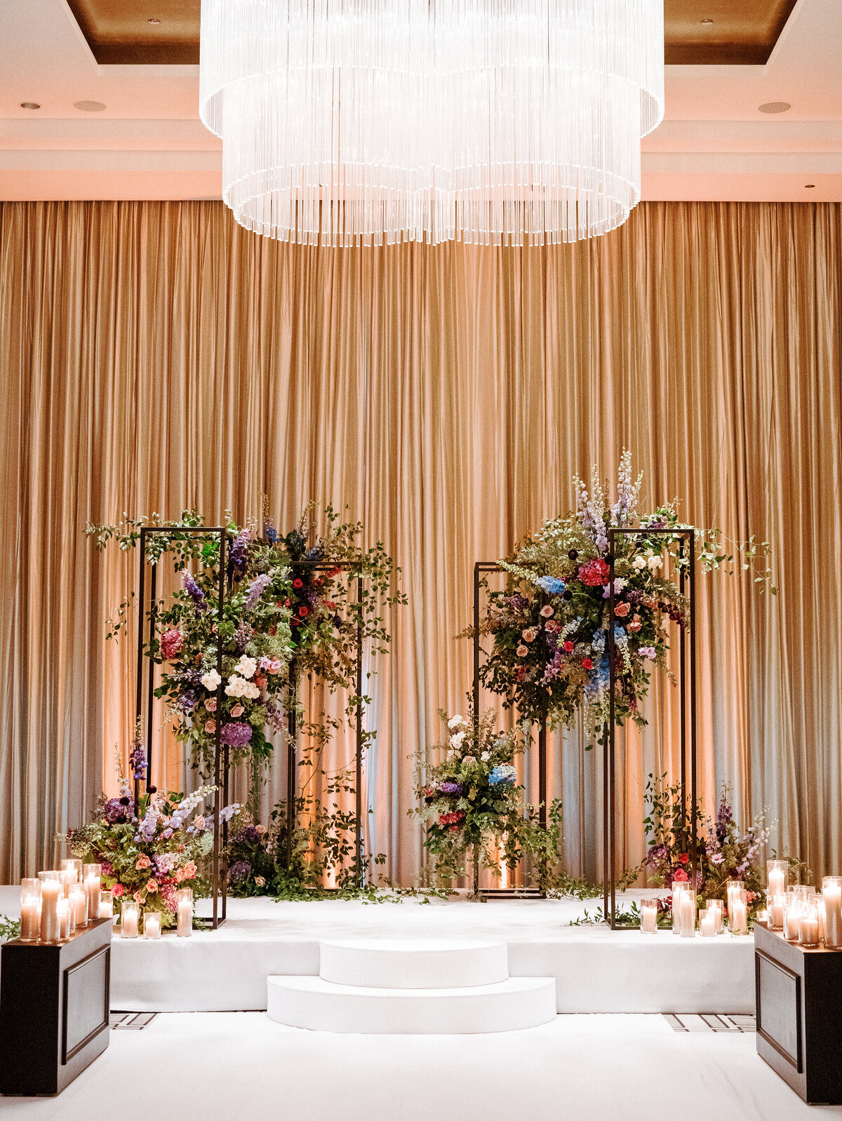 Langham Wedding with Moody Tones and Printed Floral Dance Floor_4