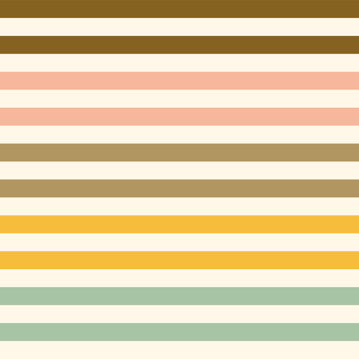 Whimsy Rainbow Stripes - Deer Fiorella for Dustymoon Fabrics