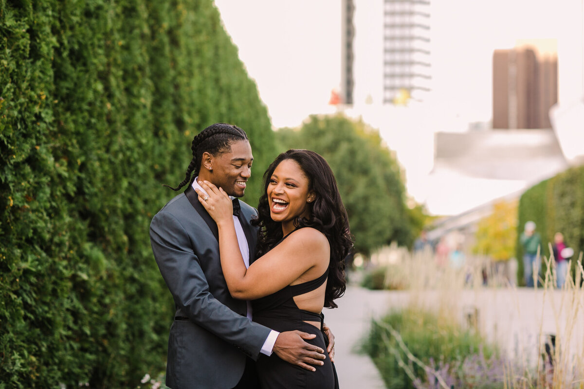 A Chicago engagement session
