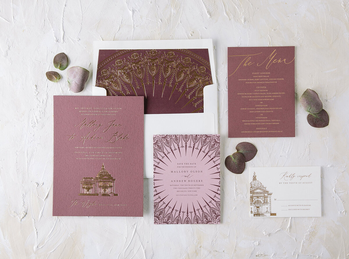 Rose-and-Gold-Foil-Invitation_Nikisha-King-Design-Agency