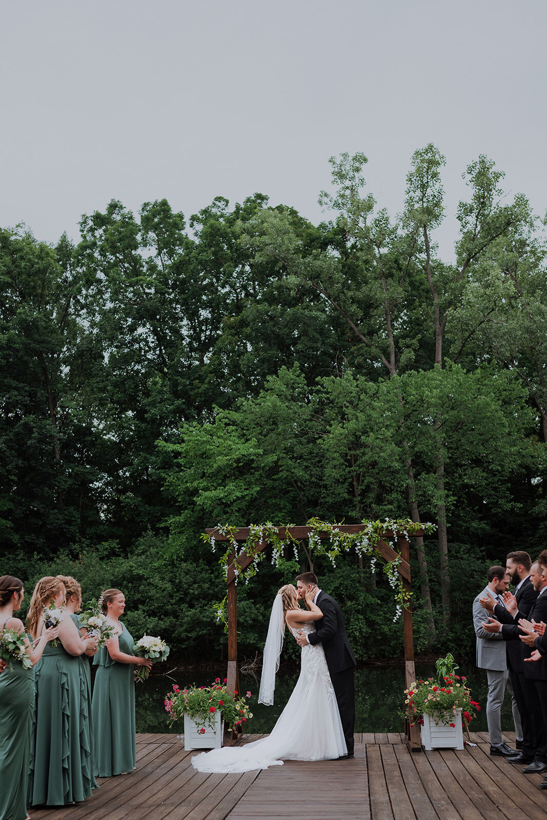 EmilyD'AngolaPhotography-The Vale Royal Barn Fenton Michigan- Couple and Wedding Photographer- June Summer Wedding12