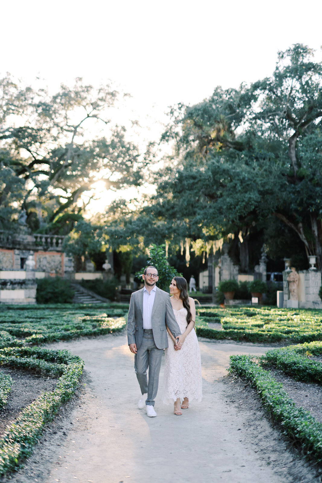 A Stylish and Chic Engagement Session at Vizcaya Museum in Miami Florida 29