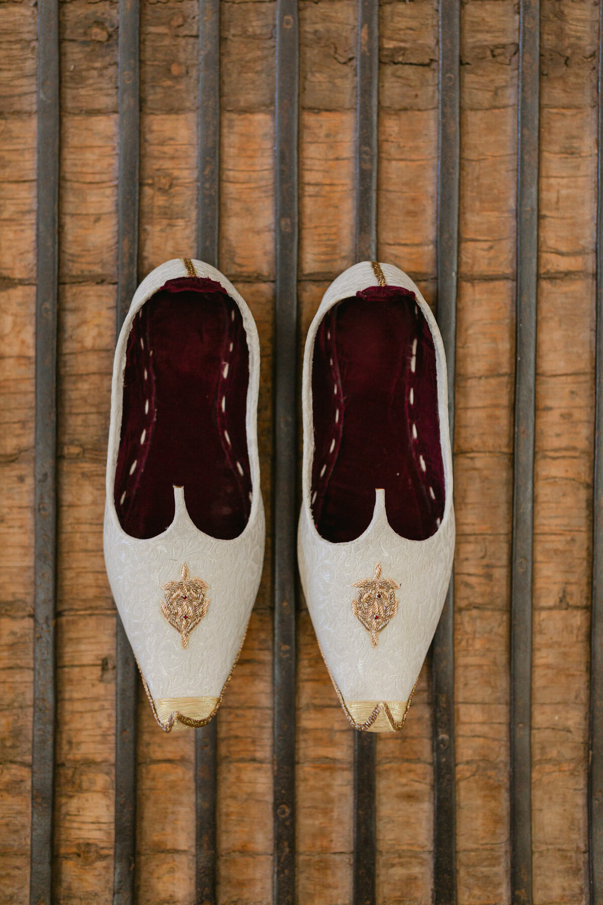 ornate wedding shoes