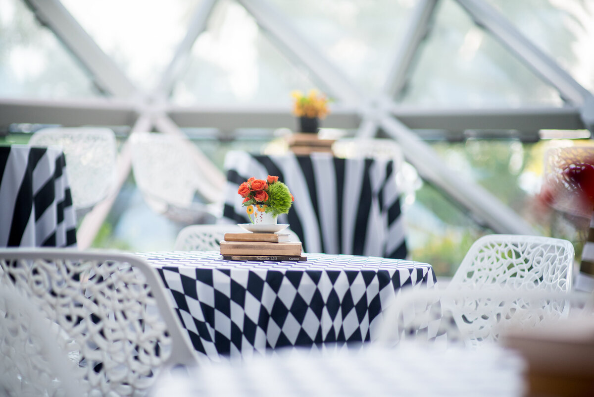 17 - Dali Museum St. Pete Wedding Cafe Cocktail Hour - Tampa Bay Wedding Planner