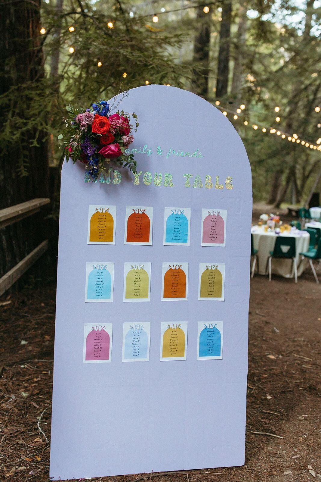 disco-colorful-seating-chart-board
