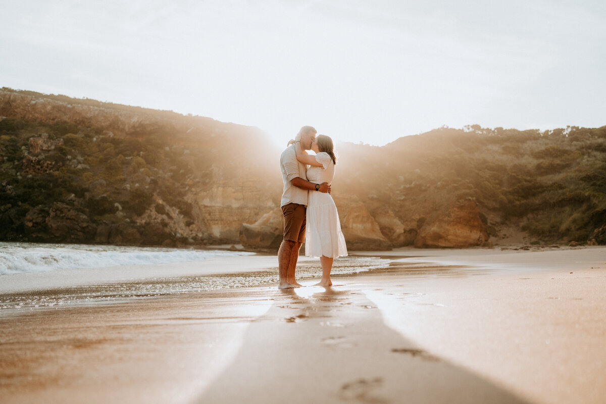 2024-02-27-Bree + Pat Beach Engagement Session Warrnambool Daisy + Pine-090
