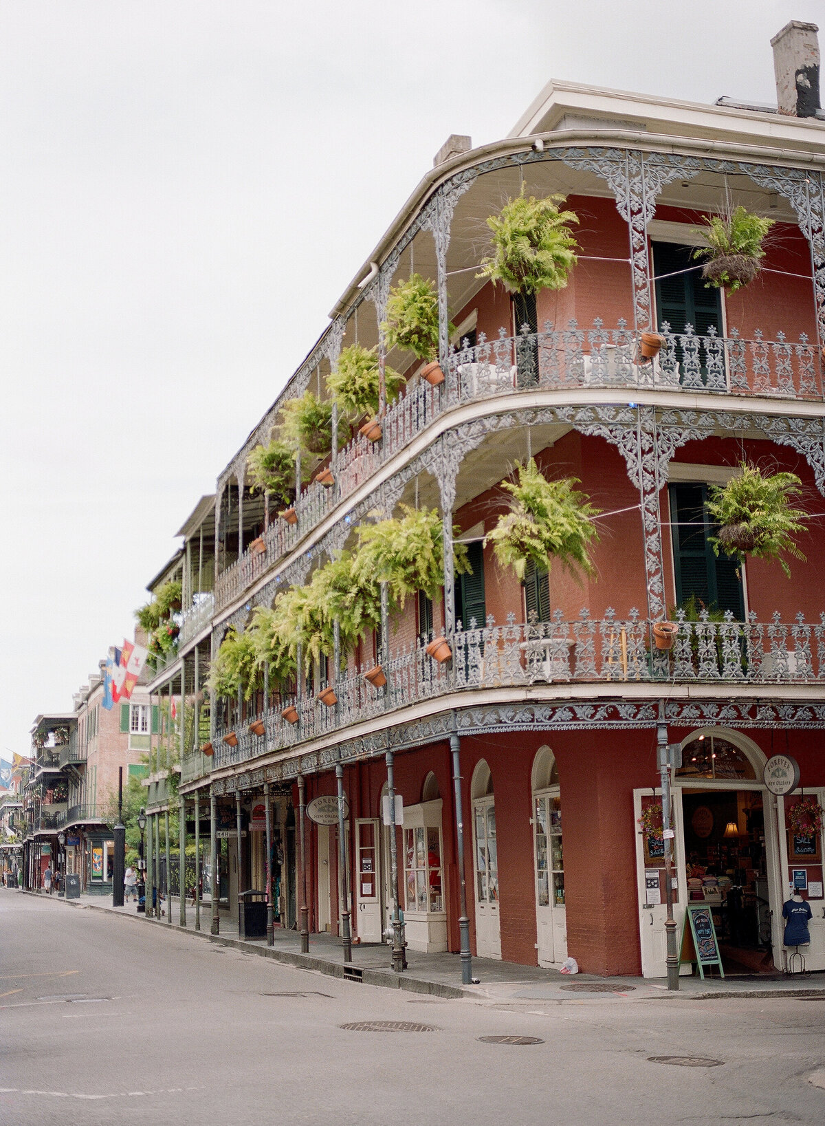 New orleans building in the french quarters