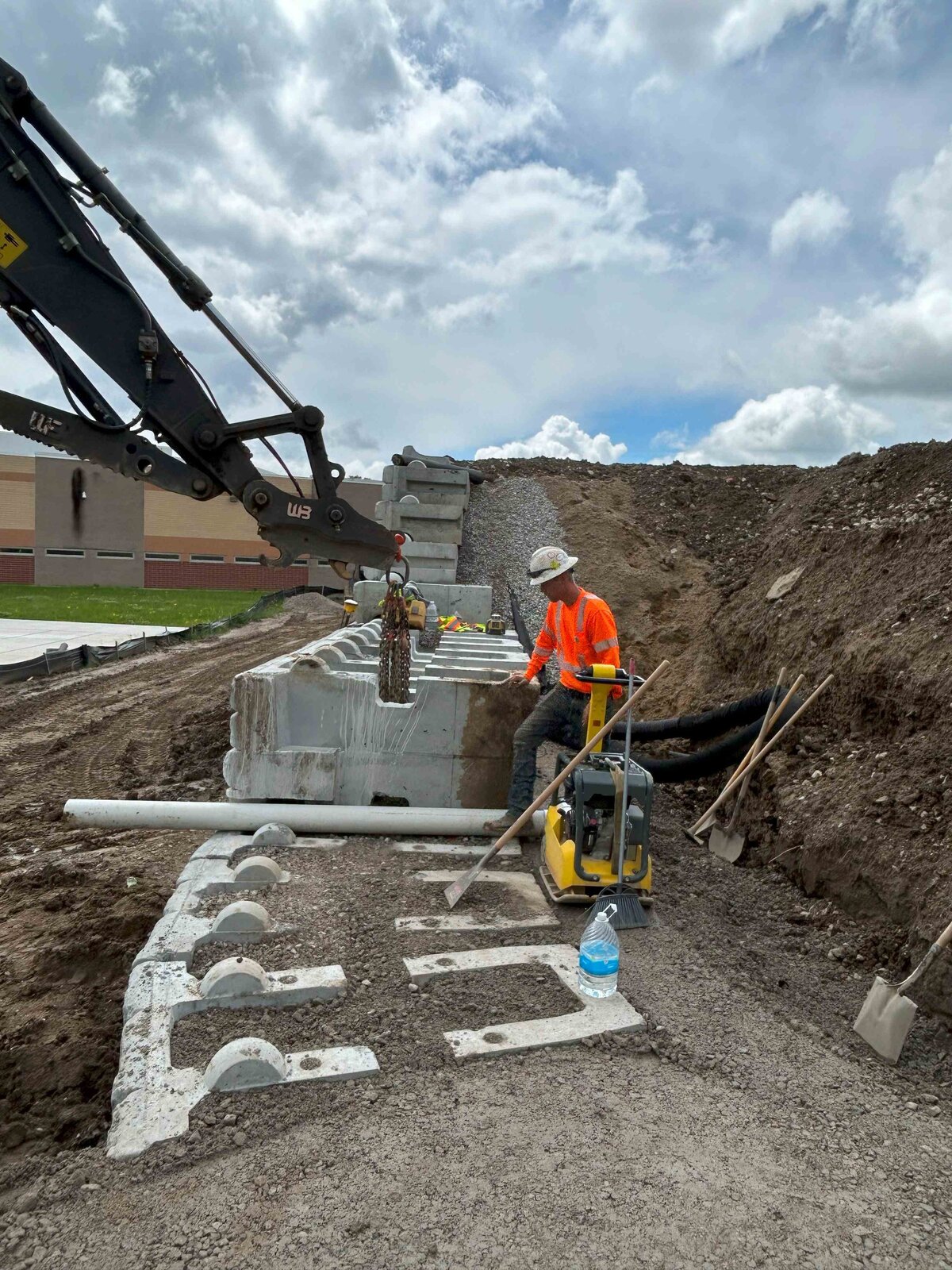 redi-rock-retaining-state-of-michigan-correctional-facility-highland-services-process