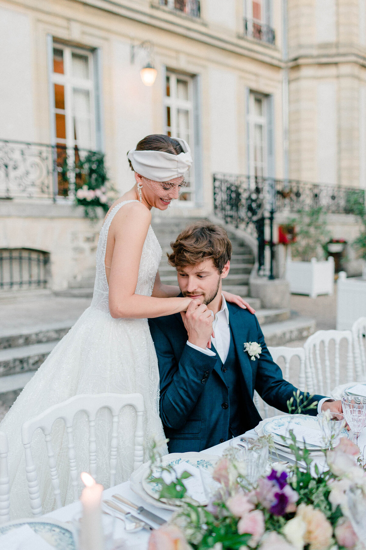 Paris chateau intimate destination wedding 23