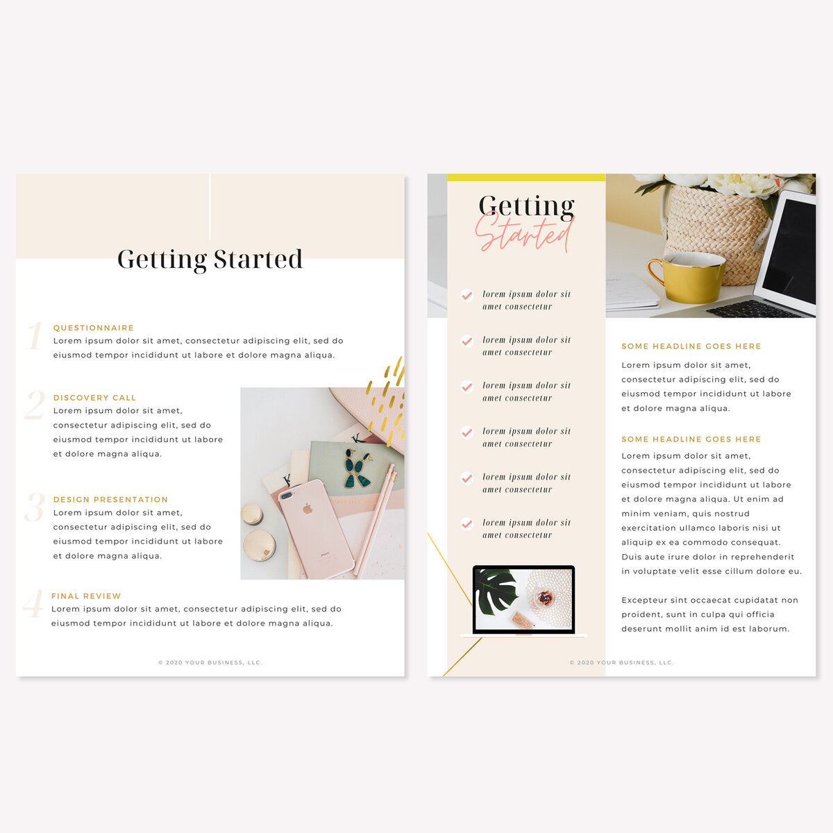 Client Welcome Kit Canva Template