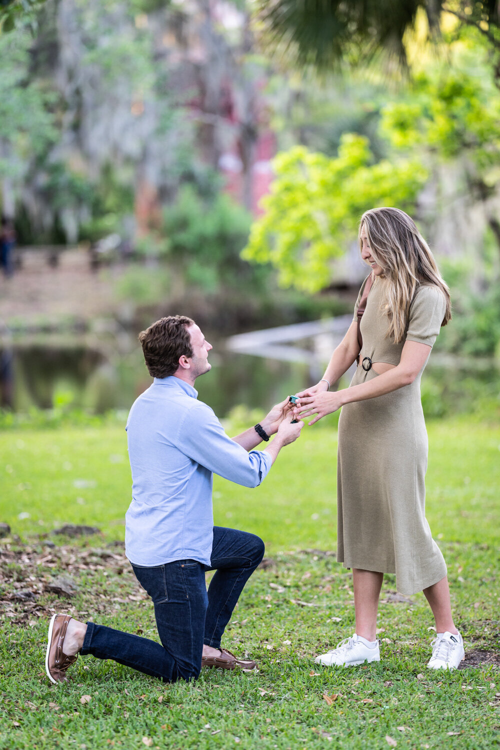 Marriage Proposal in New Orleans City Park