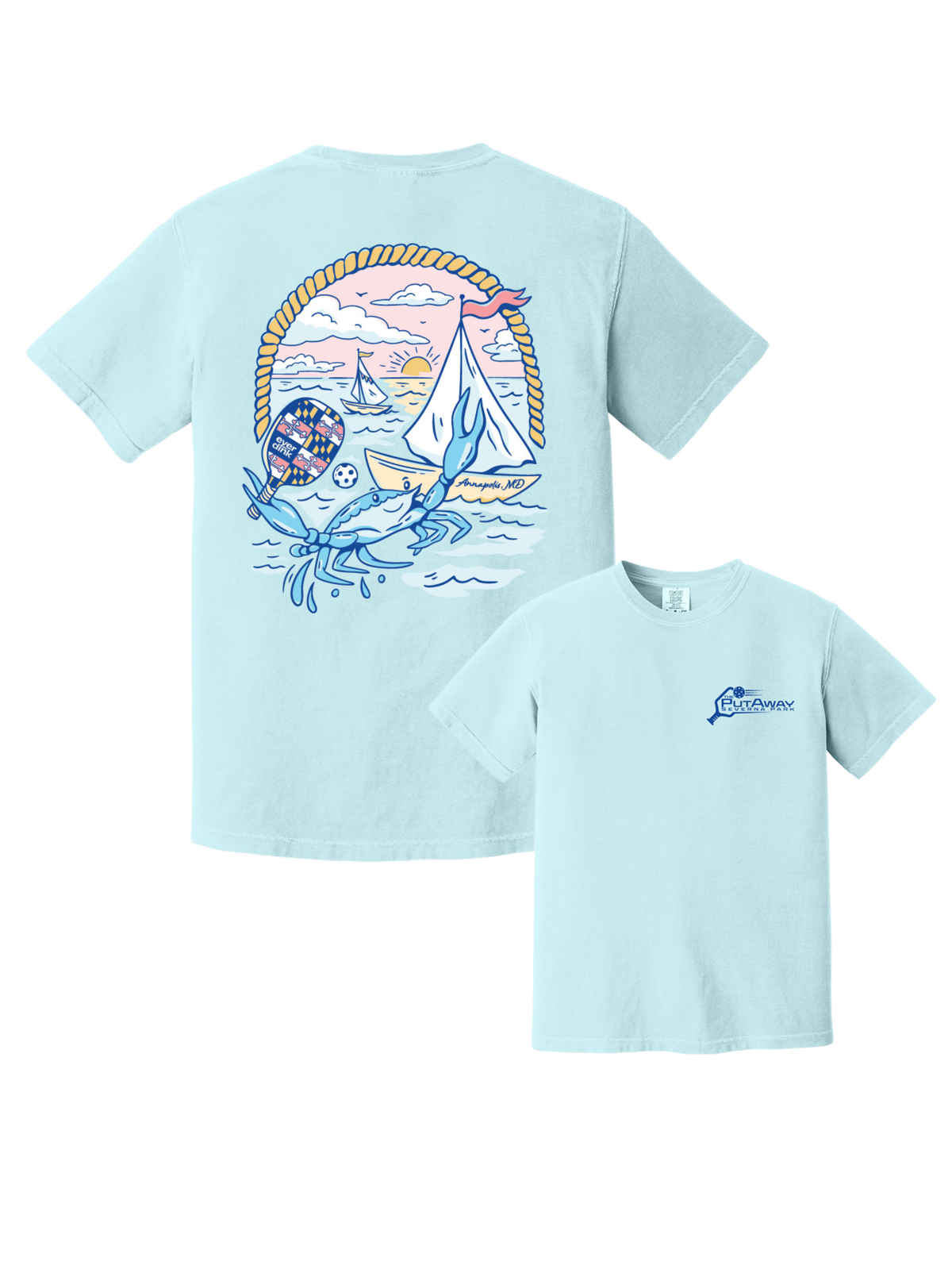 image of girl wearing a tshirt mockup with custom order instructions