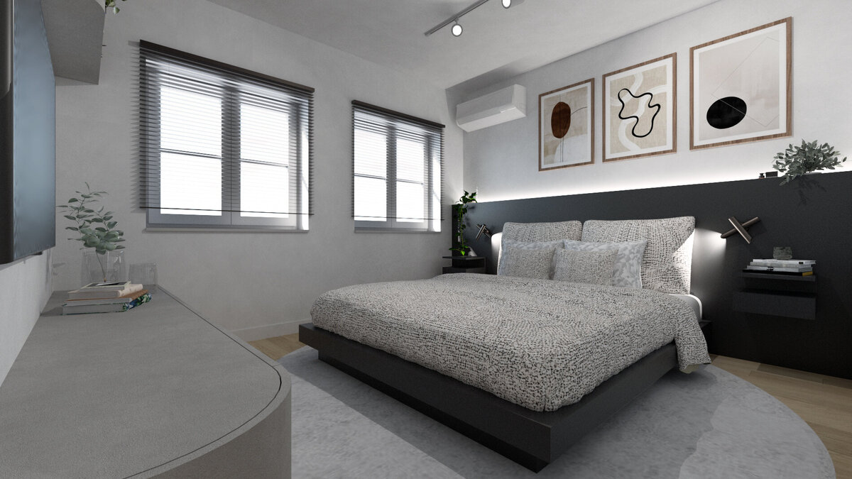 interieurontwerp-modern-landelijk-beige-japandi-walnoot-grey-slaapkamer 1