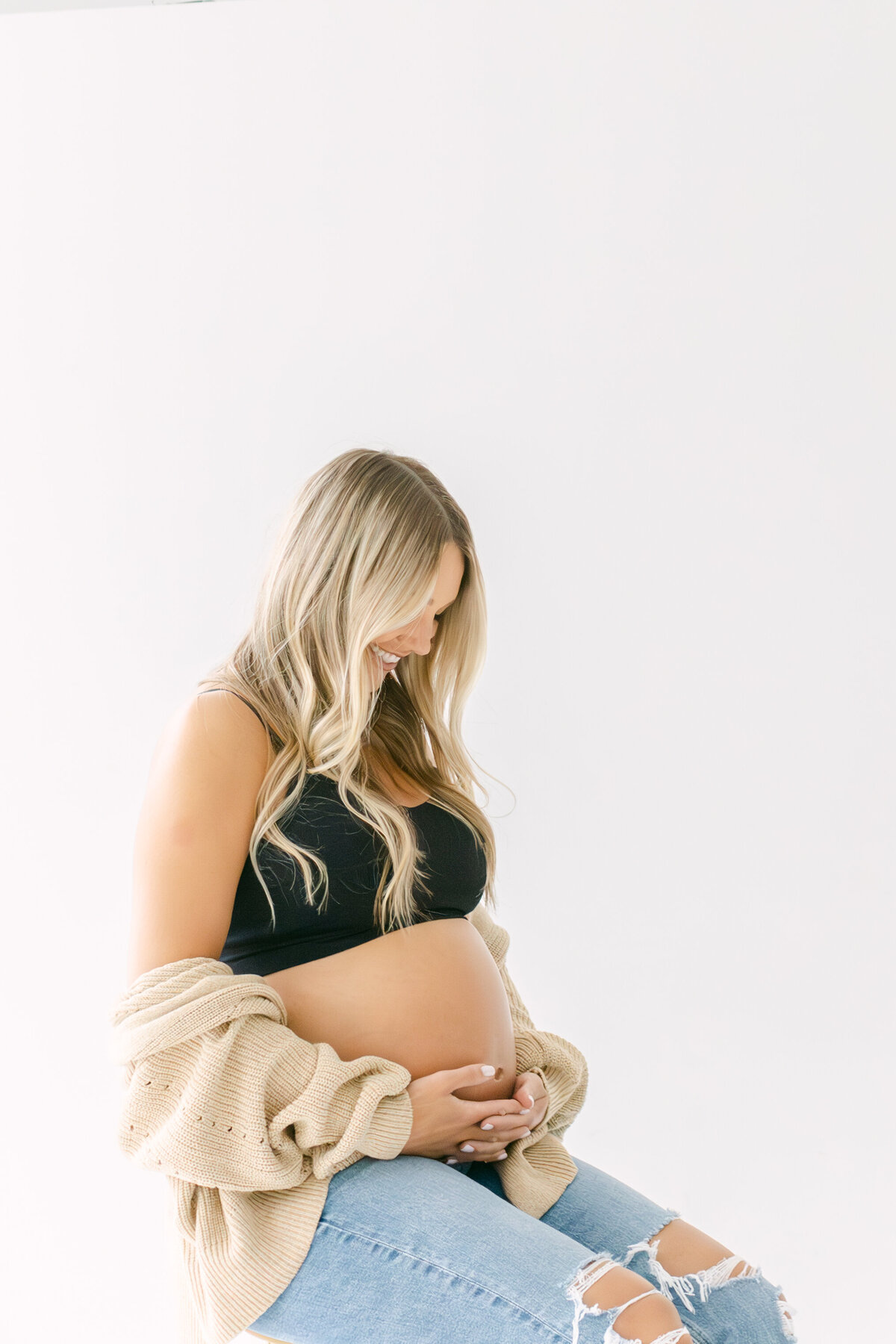 family lifestyle newborn photography