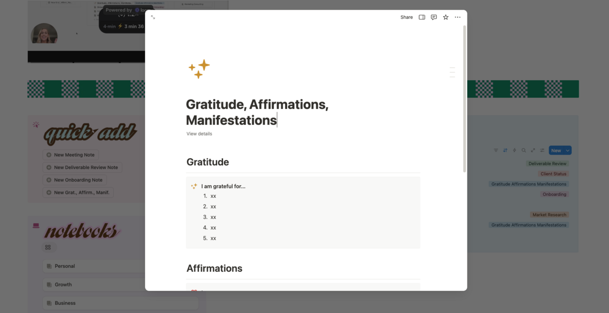 Notion Gratitude Notes_My Notes Template