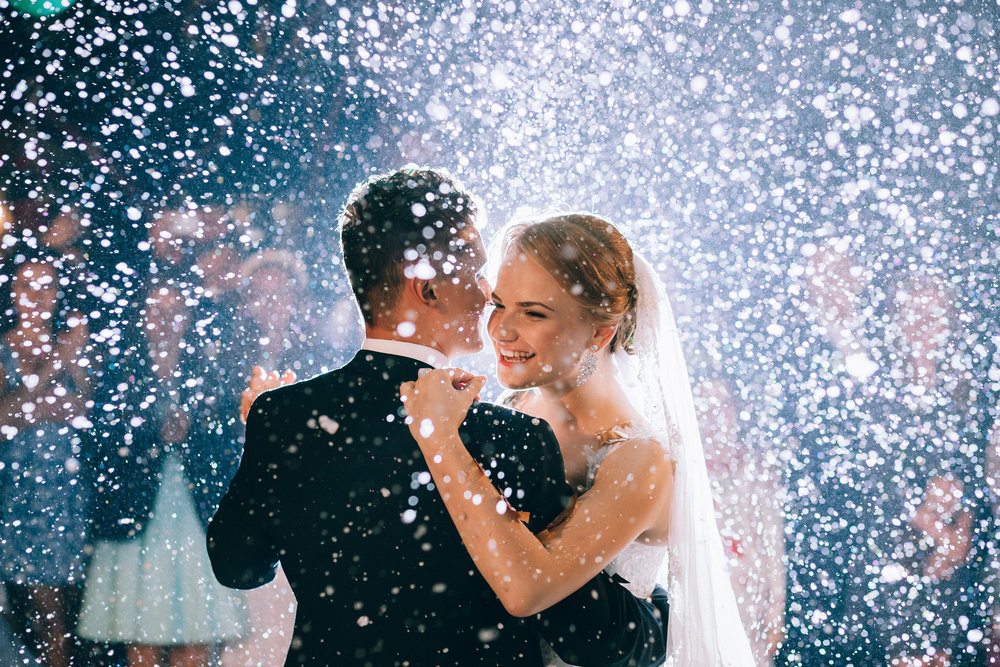 snow wedding sacramento dj