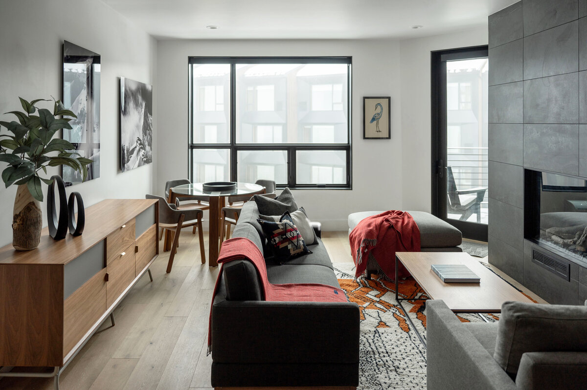 Living room of a 5 Needles Condo.