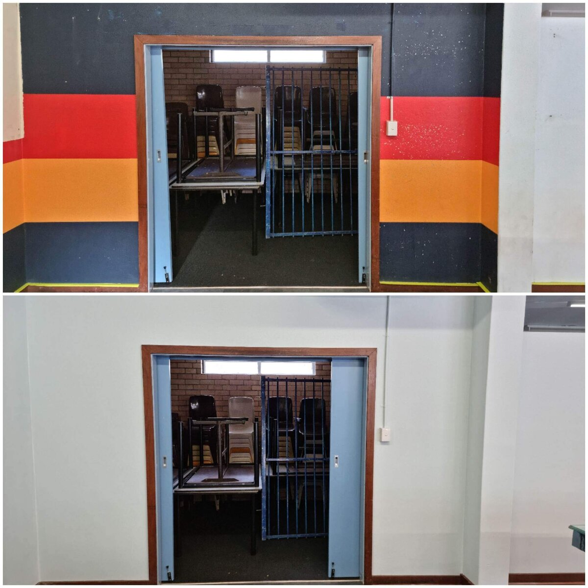 Repaint and colour update of a community club room, bringing new life and a fresh look by New-Style Painting Service.