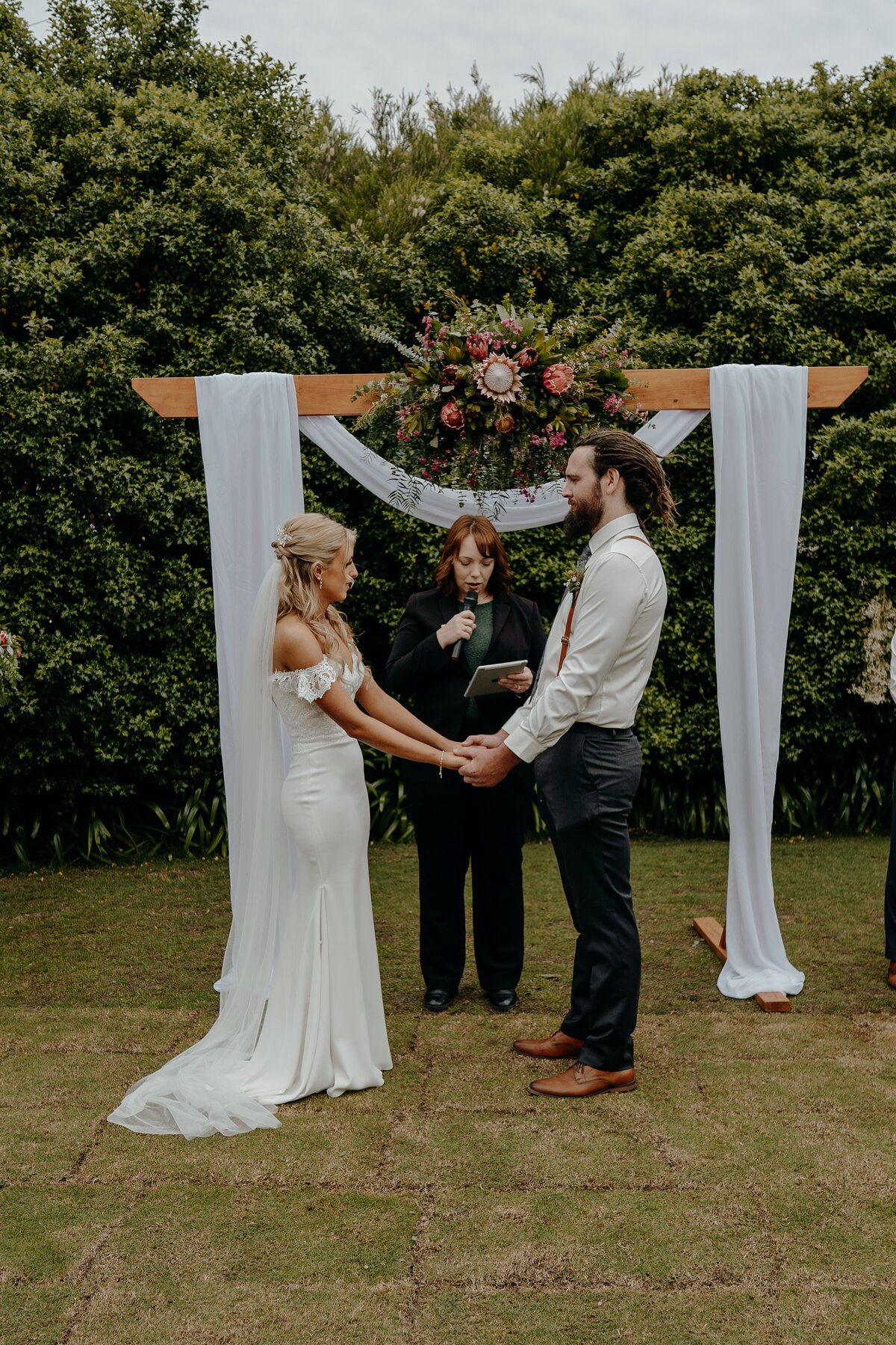 Eliza and Luke's big day by wedding photographer Mornington, Jake Grinde.