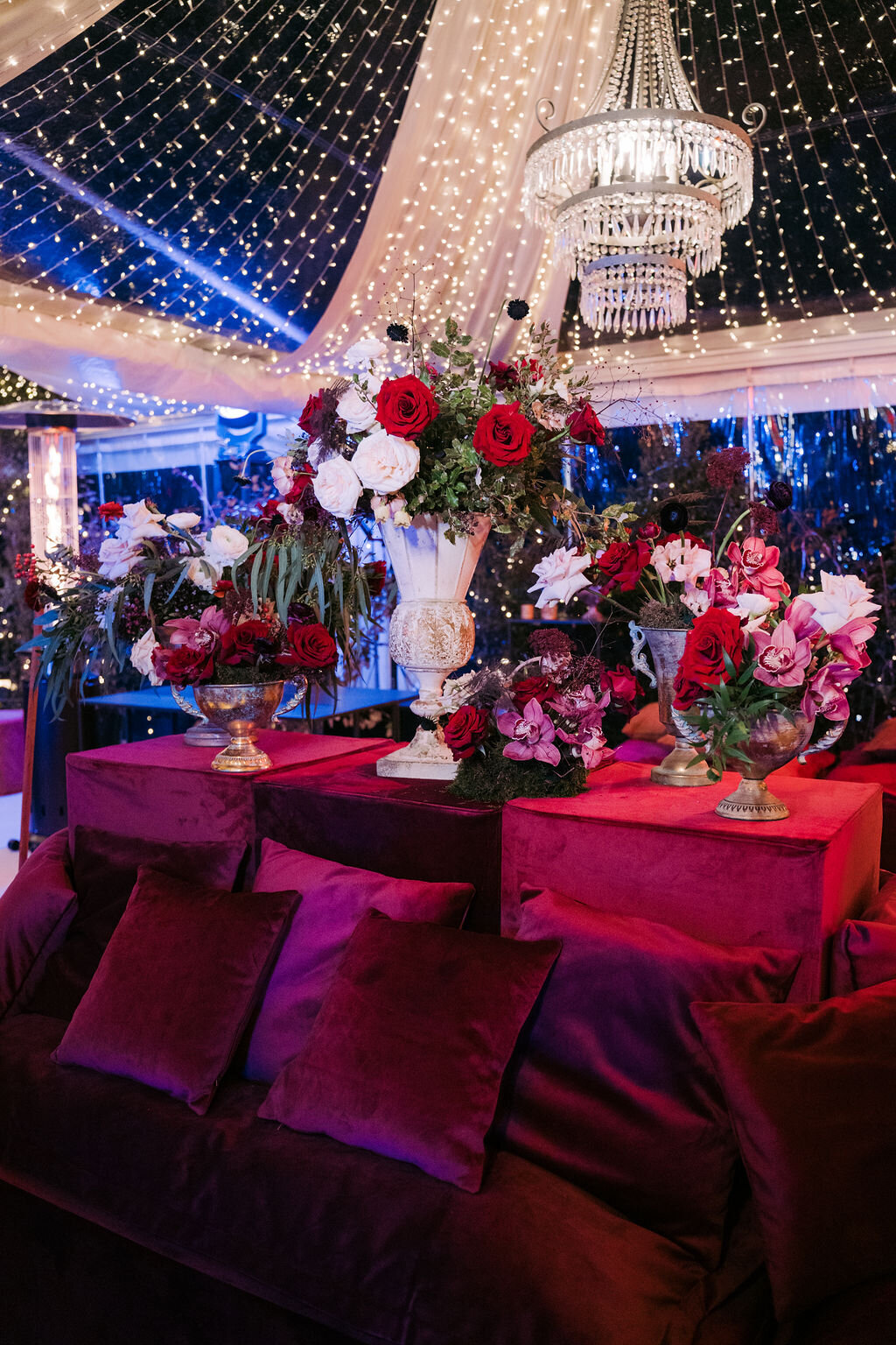 Luxury wedding and decors setup