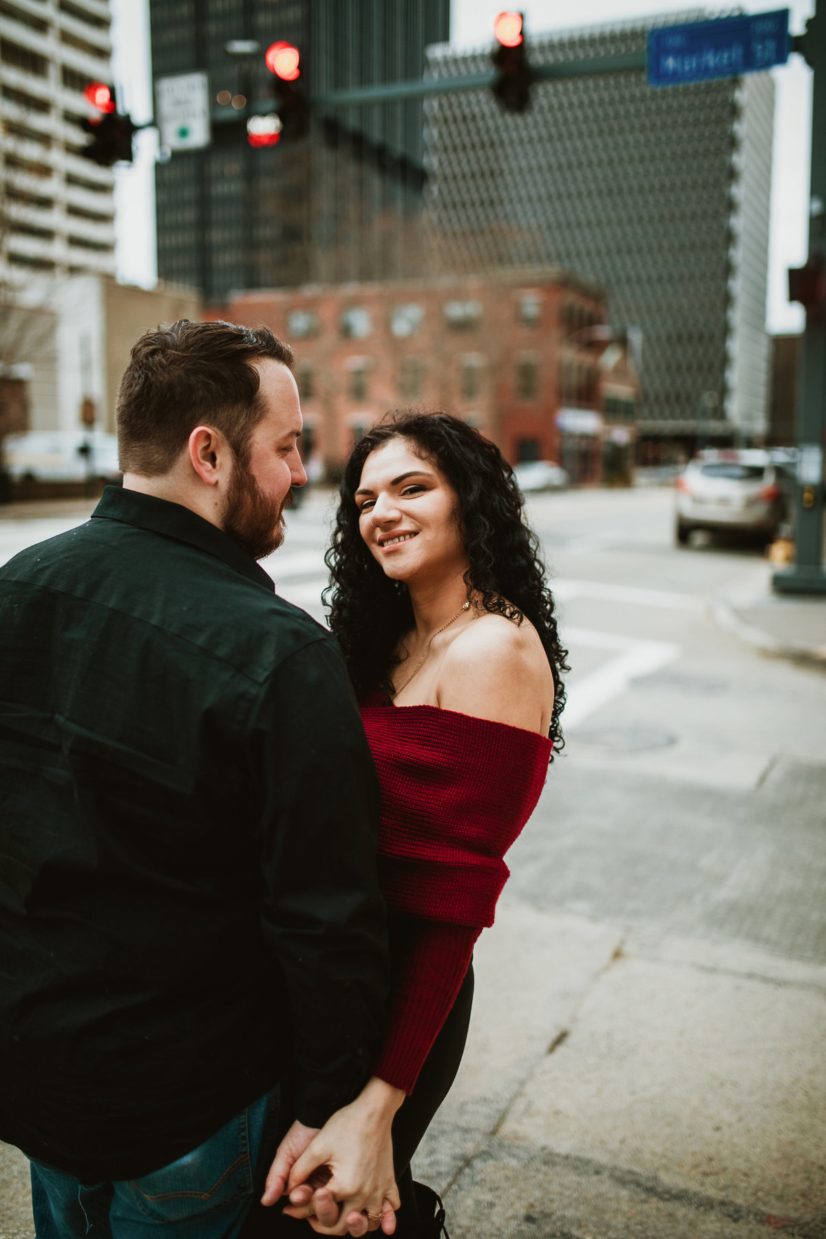 Downtown Pgh Engagement Photographer-3