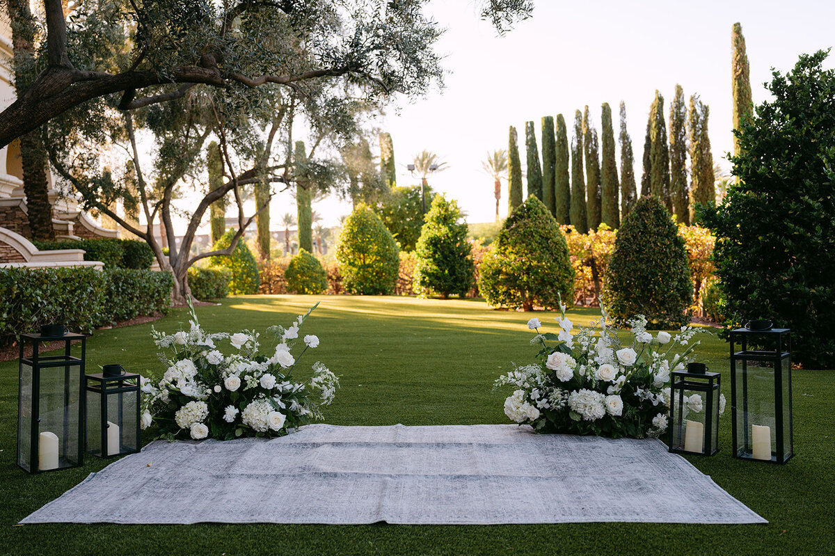 Green Valley Ranch Wedding Las Vegas Outdoor Ceremony Reception