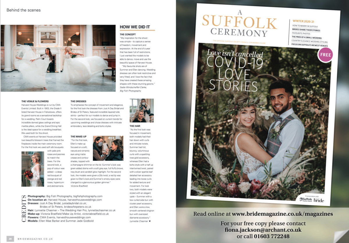 Bride & Suffolk Ceremonies Magazine