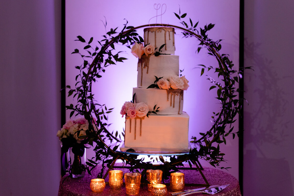 Hotel-at-Avalon-Wedding-glam-wedding-cake