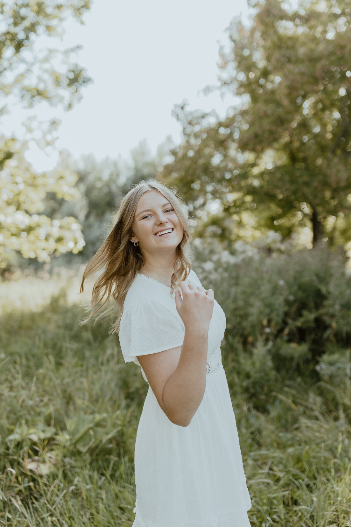 summer senior portrait