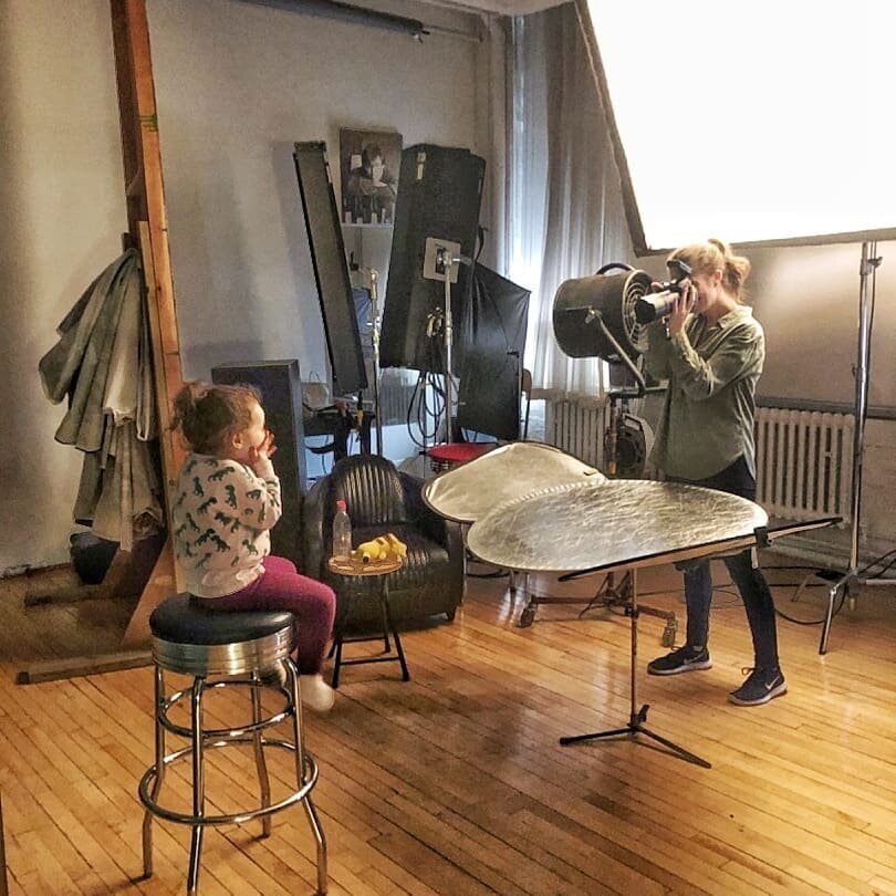My job is pretty darn cool. Thanks to @amyharpstagram for this behind the scenes shot - Swipe to see my POV __