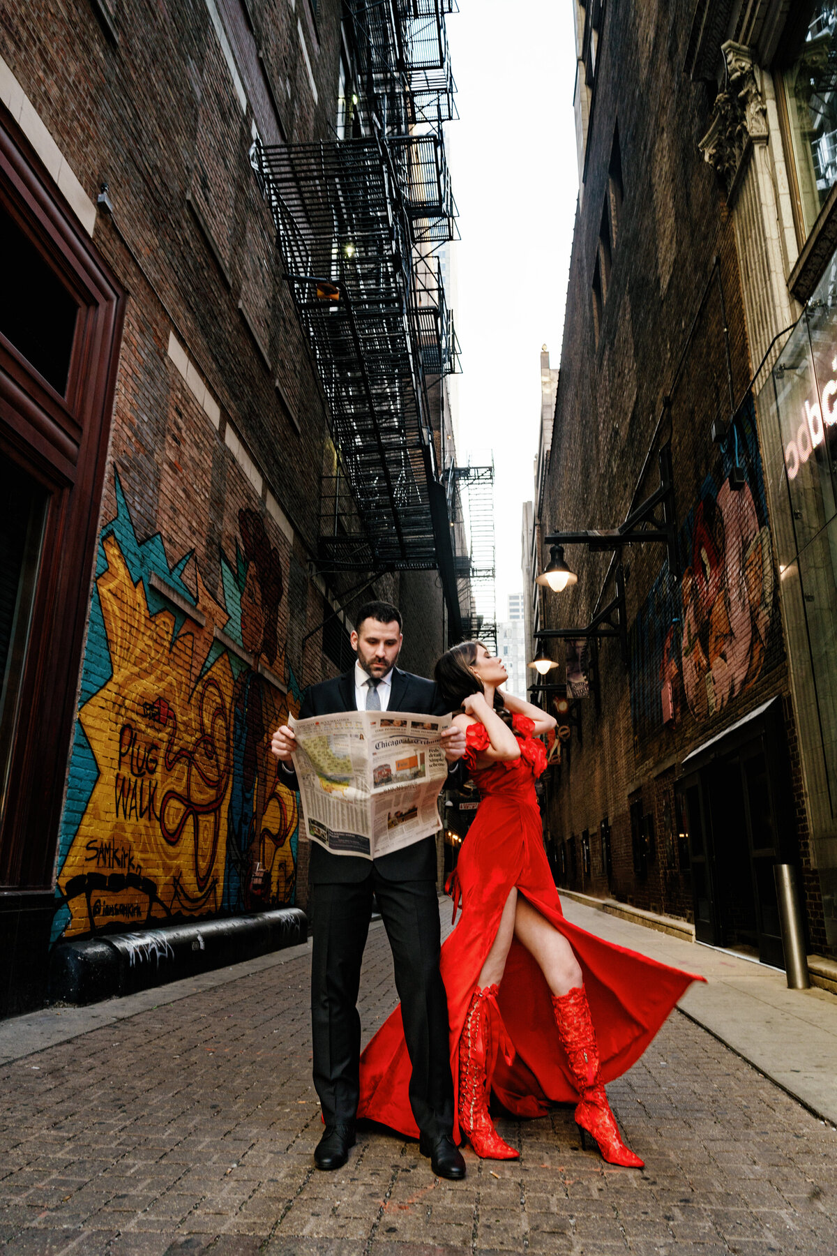 Aspen-Avenue-Chicago-Wedding-Photographer-Union-Station-Chicago-Theater-Engagement-Session-Timeless-Romantic-Red-Dress-Editorial-Stemming-From-Love-Bry-Jean-Artistry-The-Bridal-Collective-True-to-color-Luxury-FAV-113