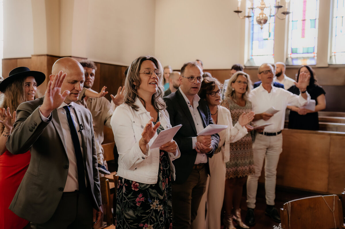 Pure Liefde Fotografie - Wilco & Marriët - Kerkdienst-143