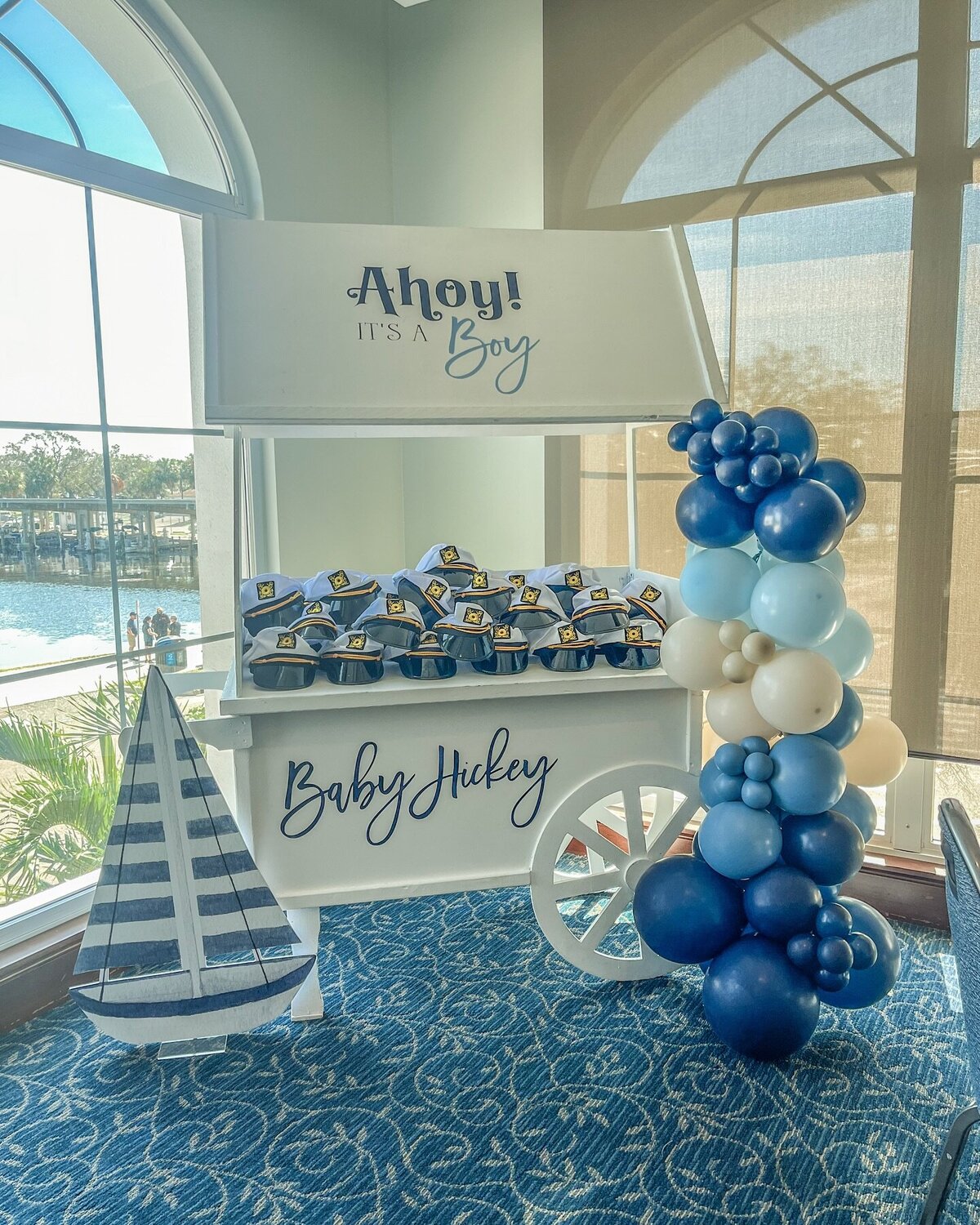 Clearwater Ahoy it's a boy party