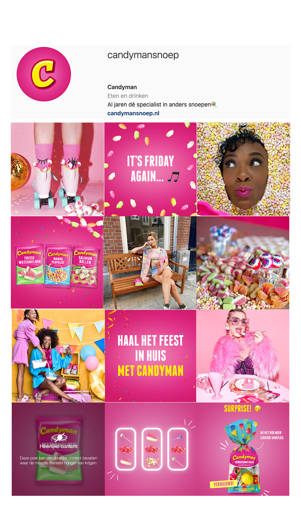 $ Feedplanning Candyman Feest