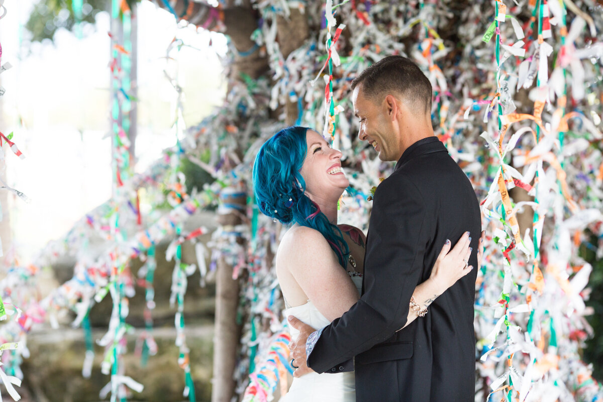 8 - Dali Museum St. Pete Wedding First Look - Tampa Bay Wedding Planner