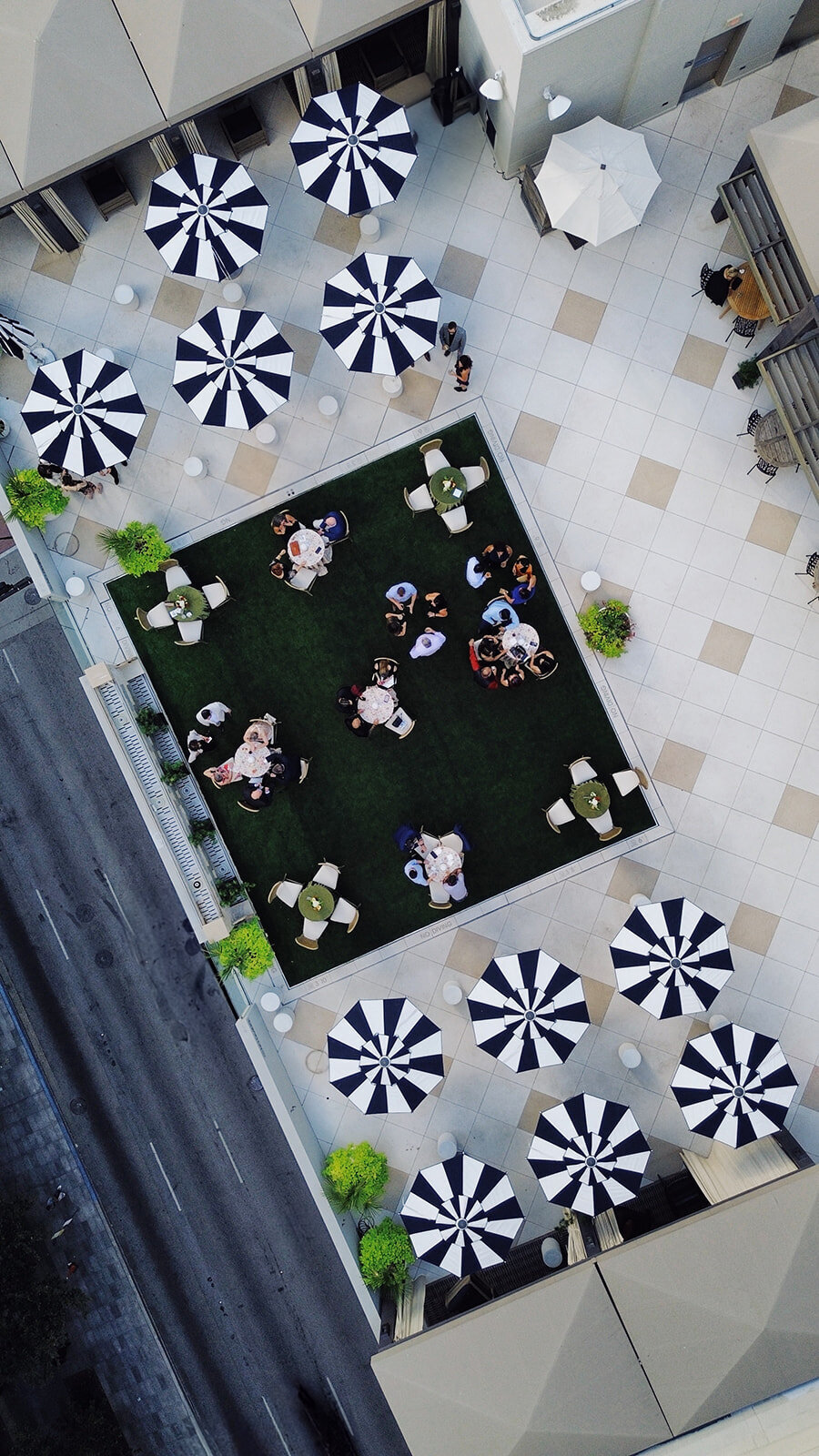 rooftop welcome party Adolphus Dallas1
