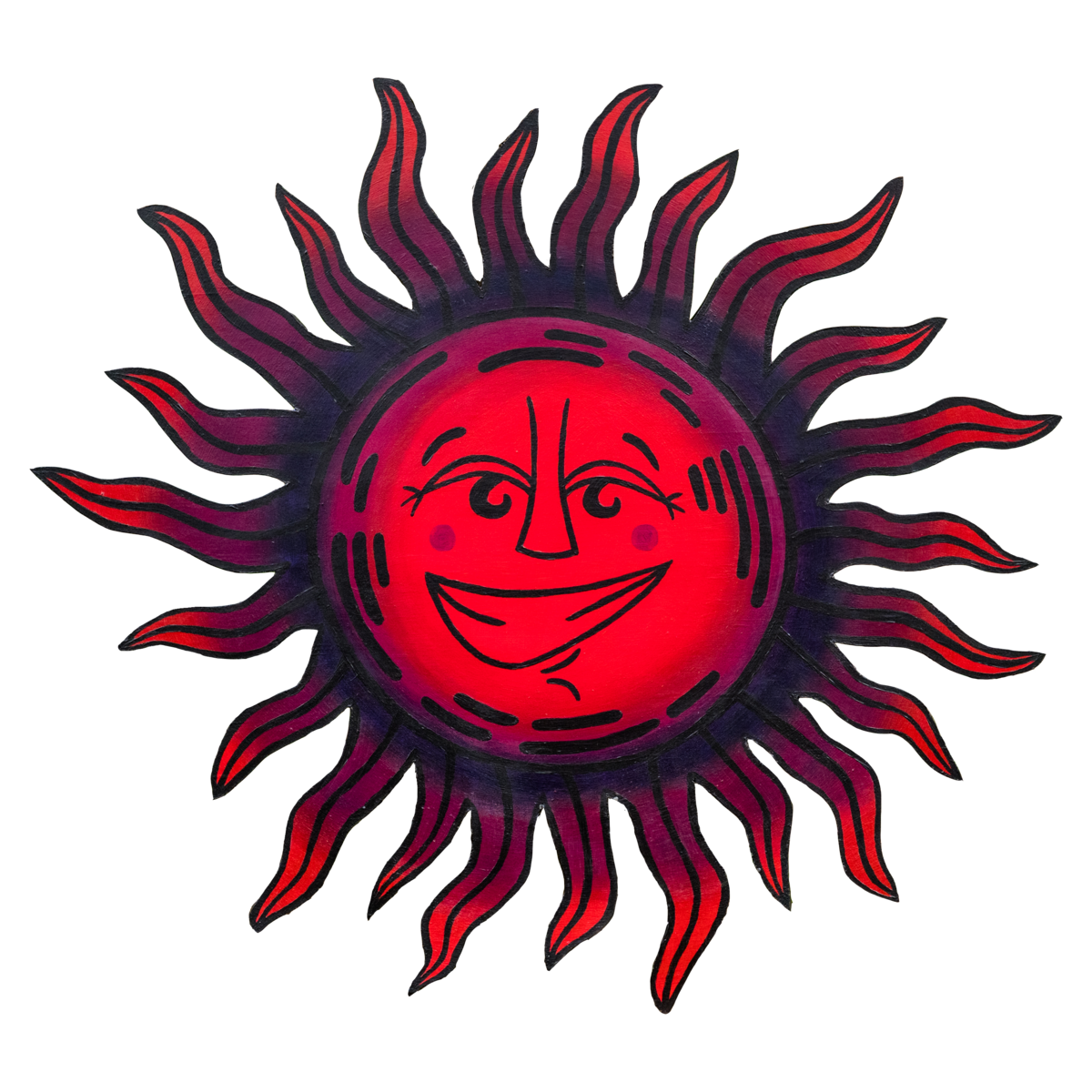 BCG Sun 03 - red to dark blue