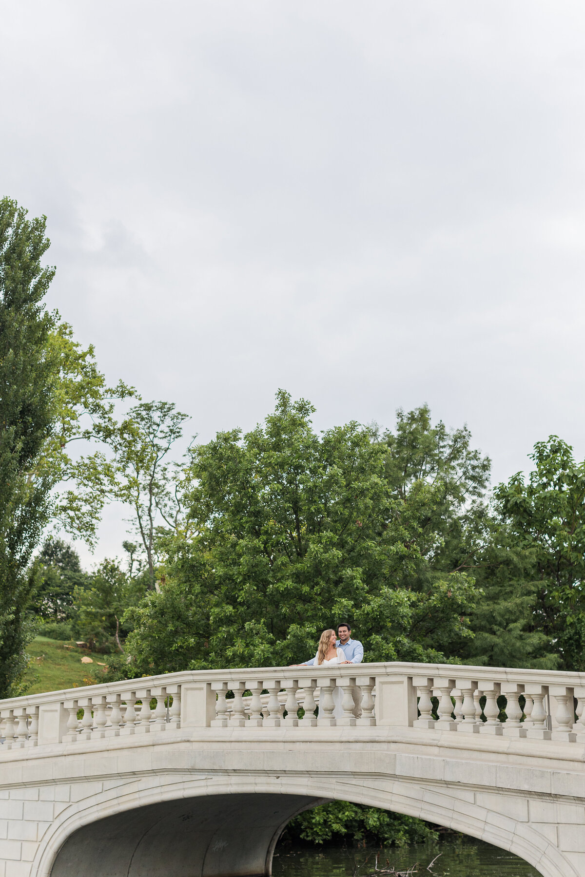Engagement photos in Art Hill in Forest Park St. Louis Missouri