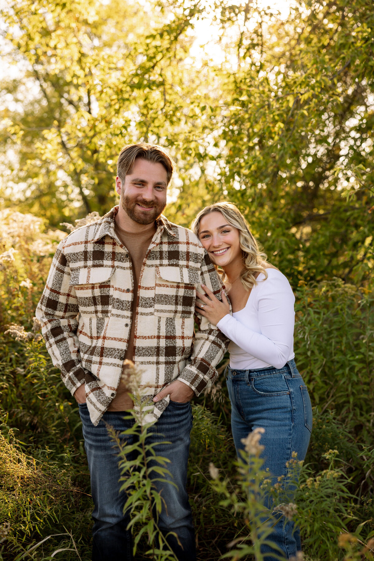 Wisconsin State Park Engagement Photographer Pike Lake South Kettle Moraine Unit Creative Couples Session-19