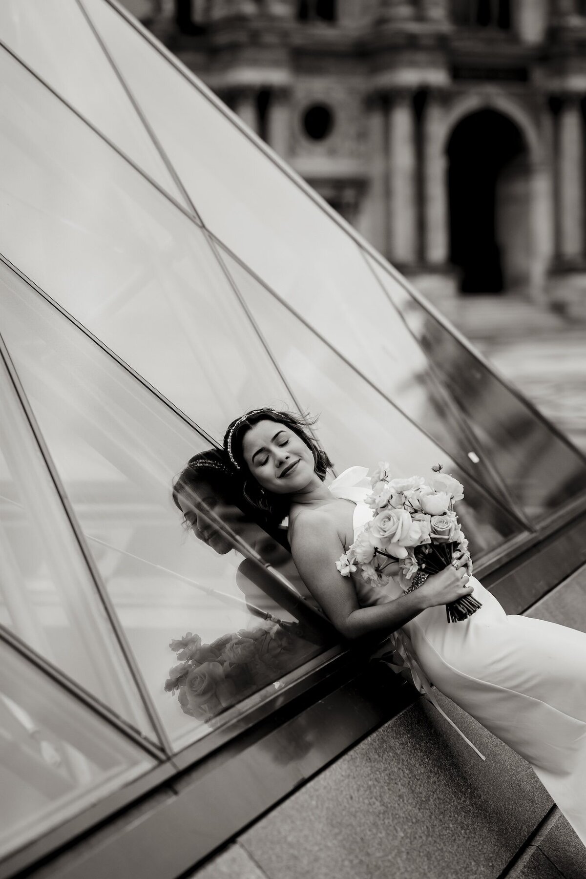 ANNABEE Photography - Alejandra & Alexis Bridal Paris108 BW