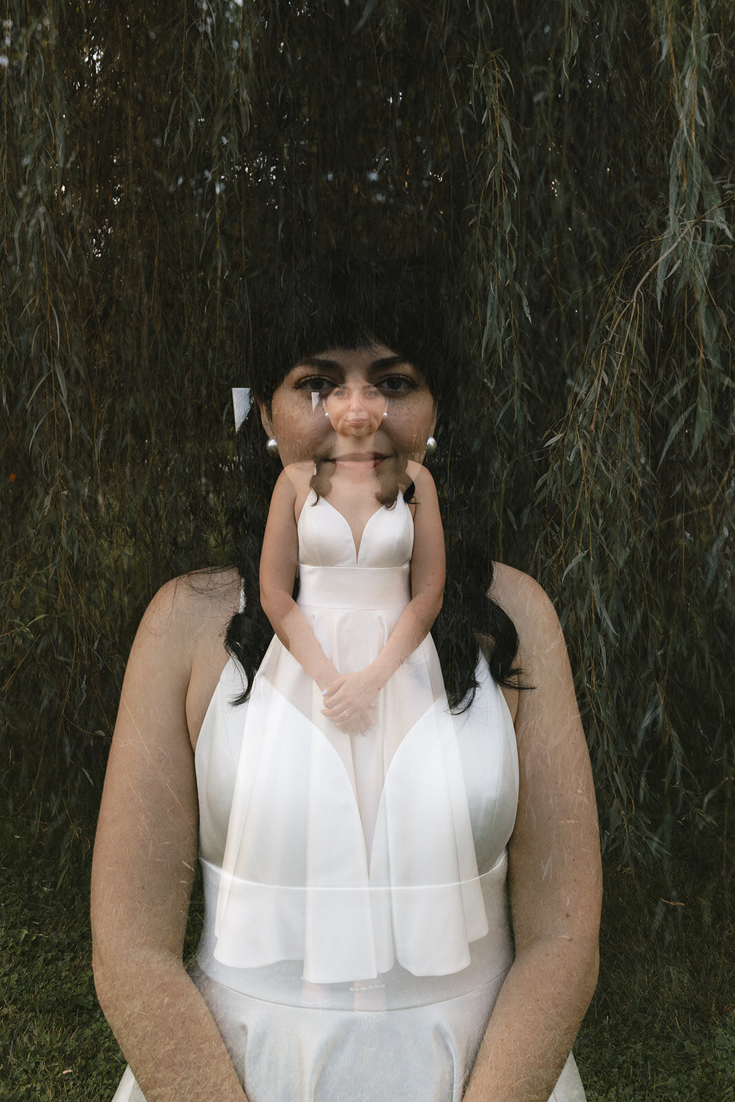double exposure wedding
