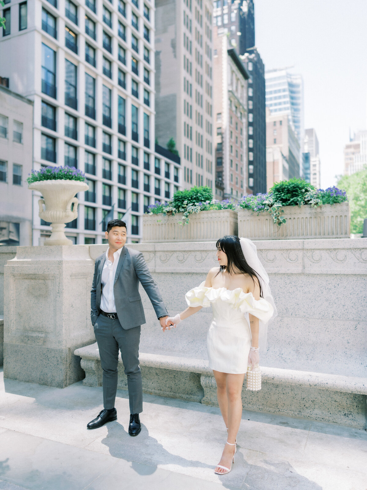 Vogue Editiorial NYC Elopement Themed Engagement Session Highlights | Amarachi Ikeji Photography 53