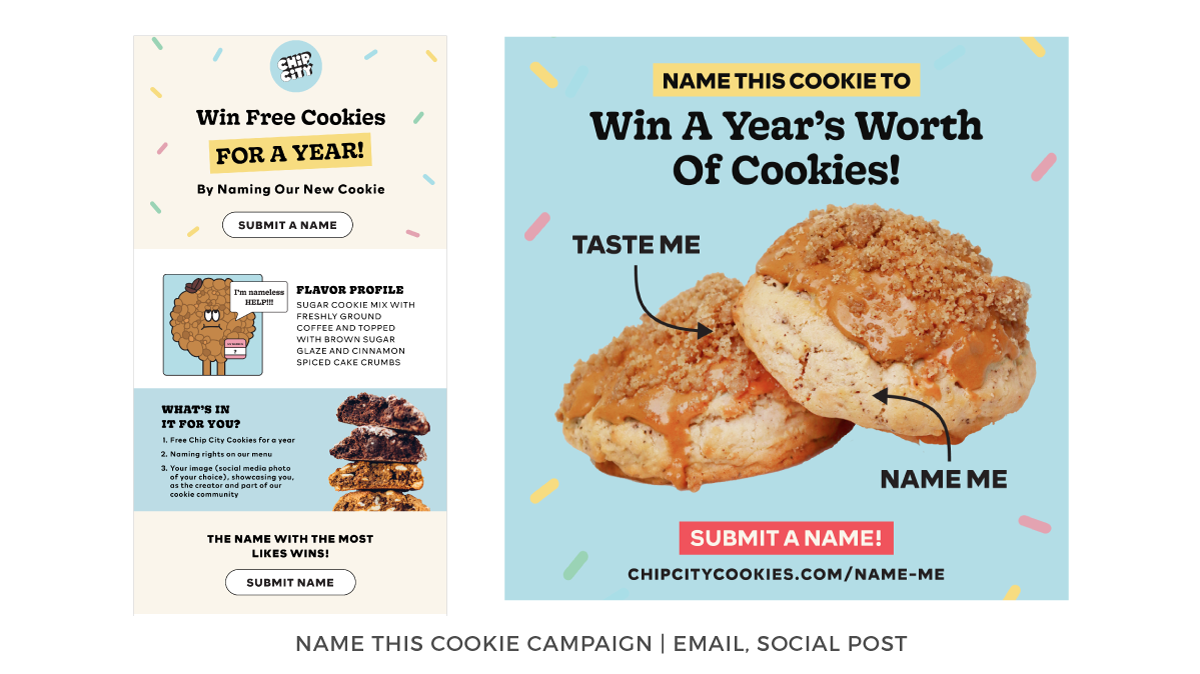 Name This Cookie Campaign Chip City