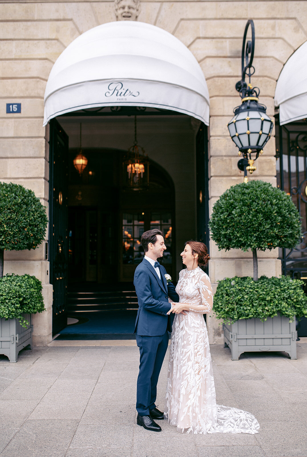 Luxury wedding photographer at Ritz Paris
