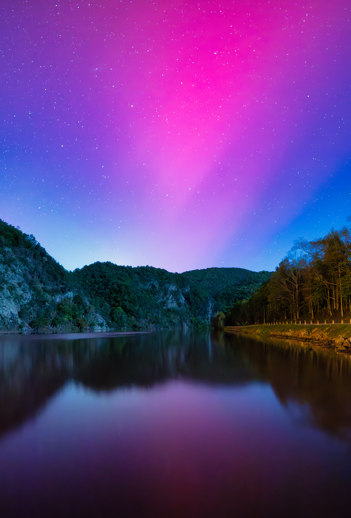 Wilbur Lake Northern Lights by Michael Kaal Photography 