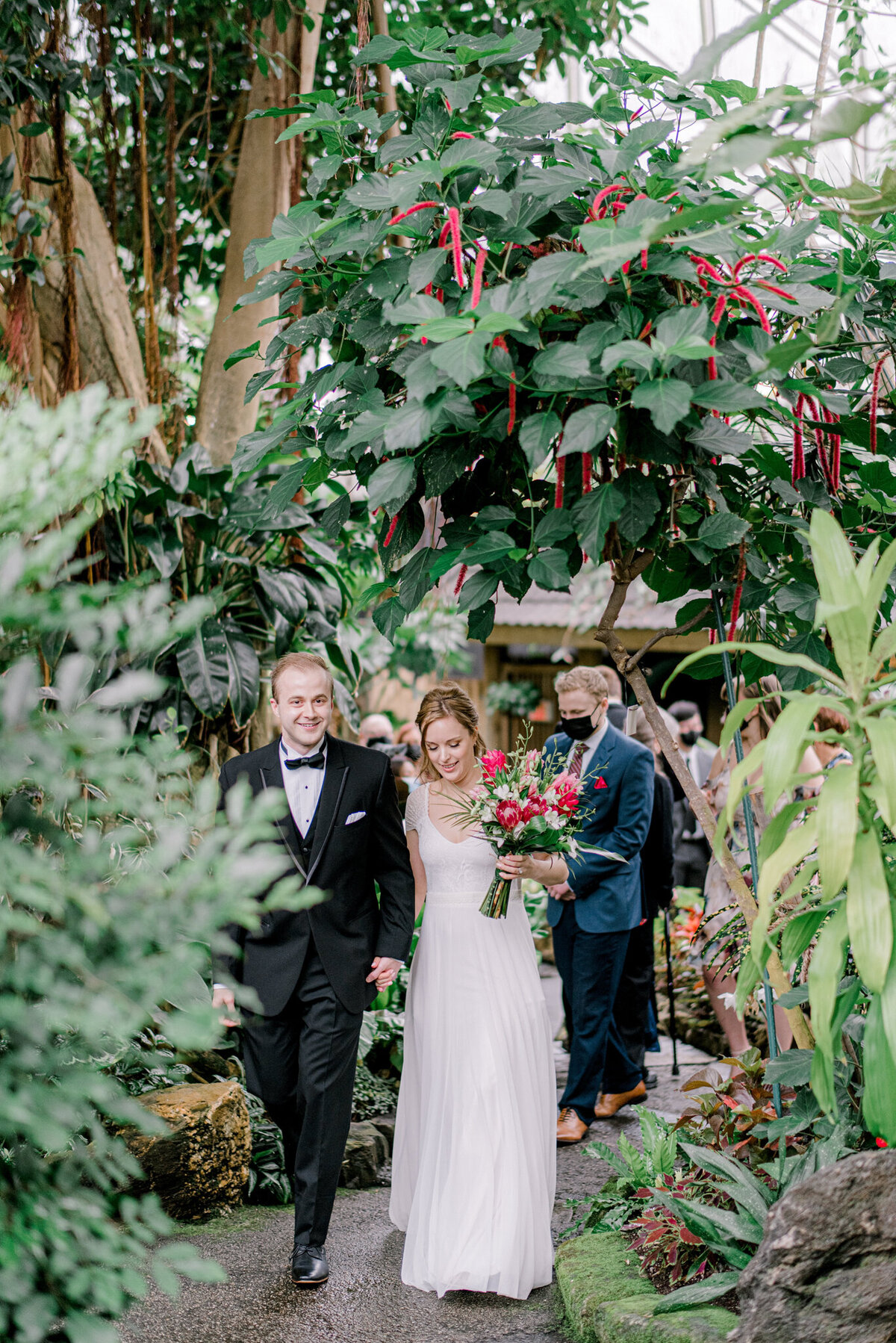 Classic, elegant conservatory greenhouse wedding in Vancouver, captured by Julie Jagt Photography, fine art wedding photographer in Vancouver, BC. Featured on the Bronte Bride Vendor Guide.