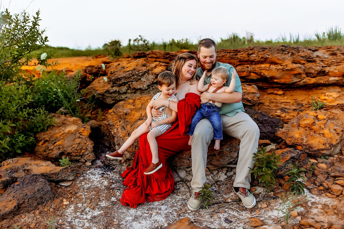 Family Session in Burleson, Texas | Burleson, Texas Family and Newborn Photographer