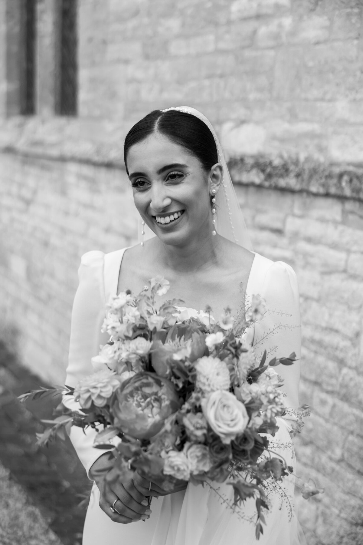 Bridal portrait at Sezincote