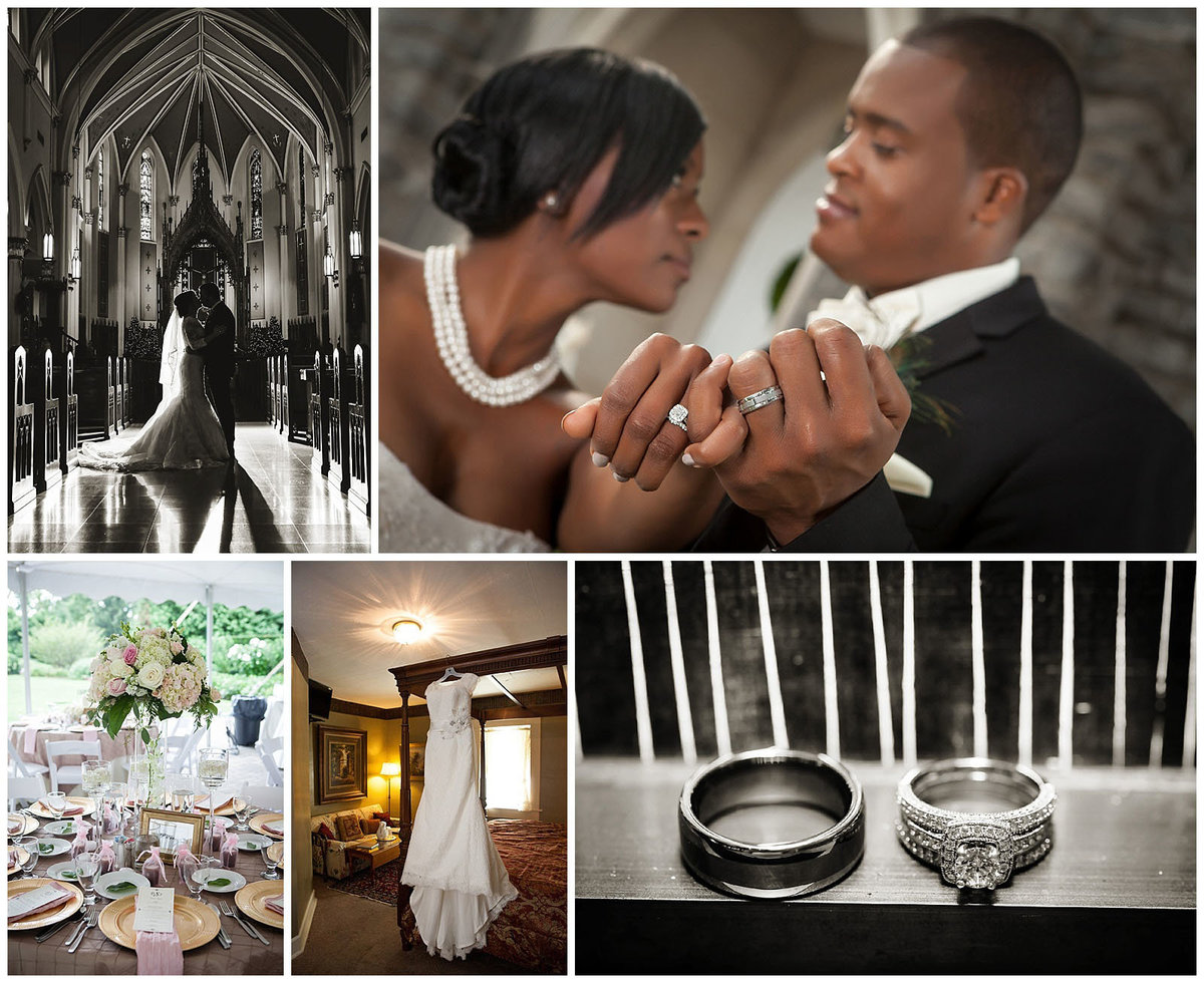 Portfolio Wedding photos from Kentucky weddings at St Louis Bertrand Catholic Church, Whitehall, and Caldwell Chapel.