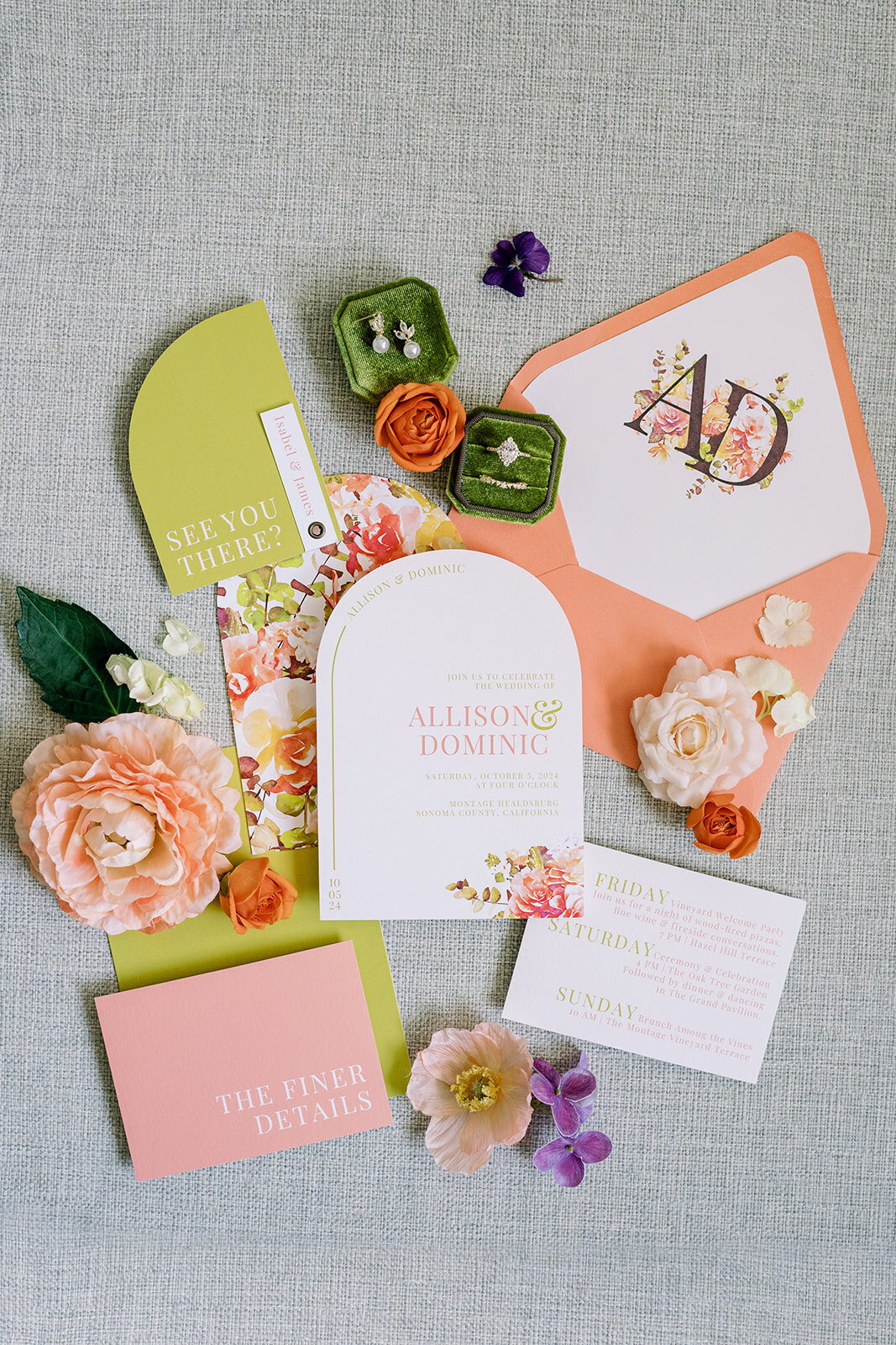 coral-envelope-with-floral-accent